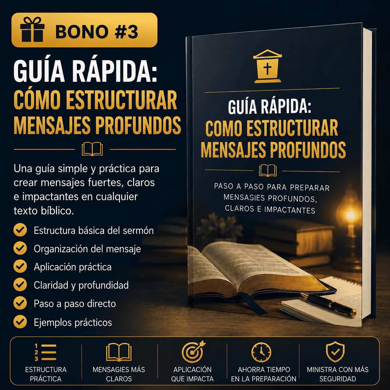 Guía Rápida: Cómo Estructurar Sermones Profundos