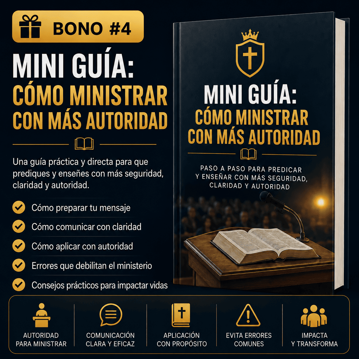 Mini Guía: Cómo Ministrar con Más Autoridad